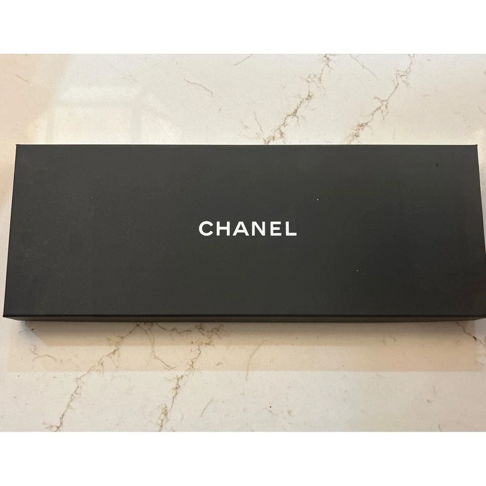 CHANEL Empty Gift Box Storage Black 16
